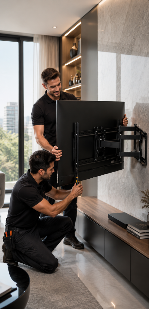 Instalación soporte tv